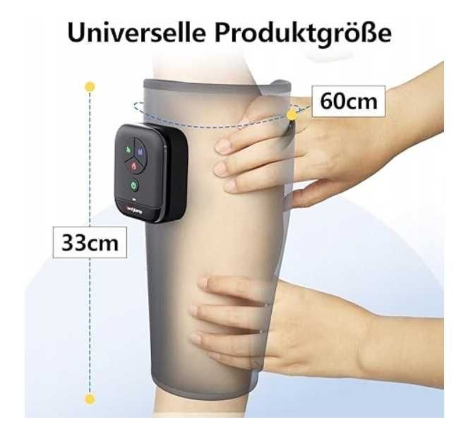 Bezprzewodowy masażer nóg łydek Comfytemp z ogrzewaniem POWYSTAWOWY