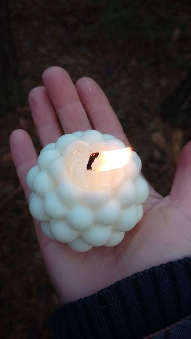 Свічки з оливкового воску ручної роботи