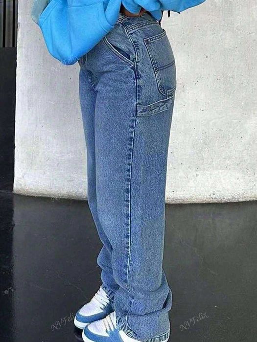 Spodnie jeans niebieskie