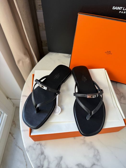 Klapki Hermes Miss Black