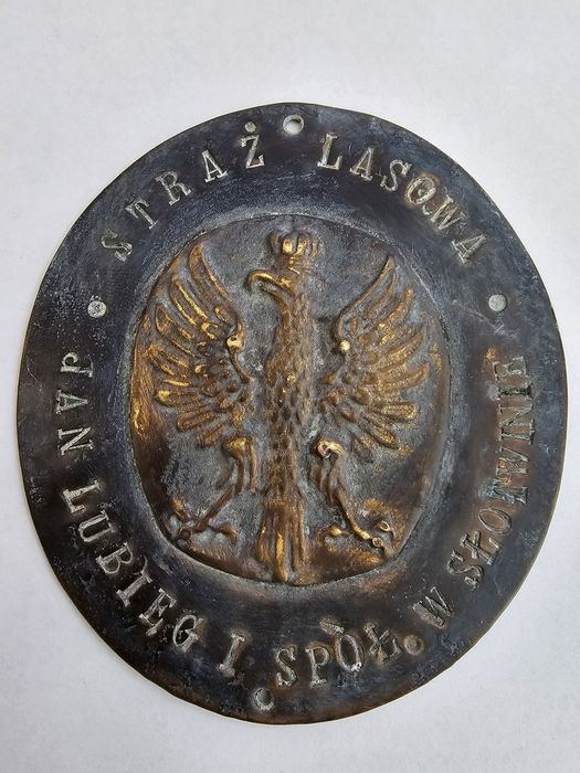 Blacha Straż Lasowa Jan Lubięg i Spółka w Słotwinie