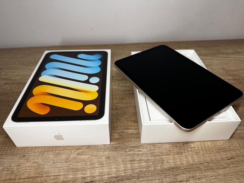 iPad mini 6 256gb Starlight Jak Nowy Bateria 100