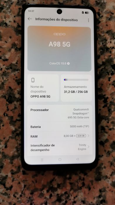Tlm OPPO A98 5gb