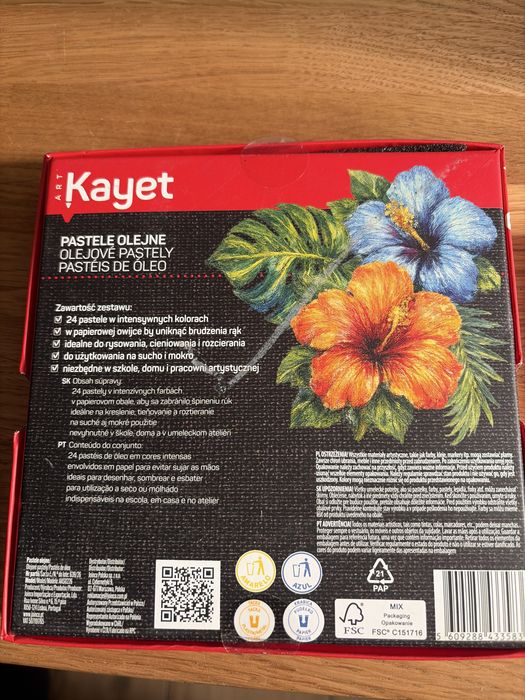Pastele olejne nowe