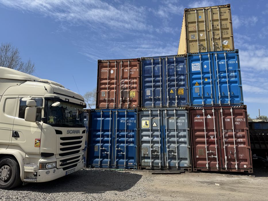 Морський контейнер 20 футів / 40 футів / Житомир / Справжні фото