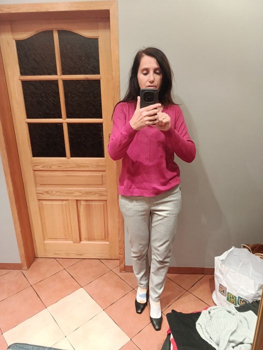 Sweter damski czerwony marki Primark rozmiar L