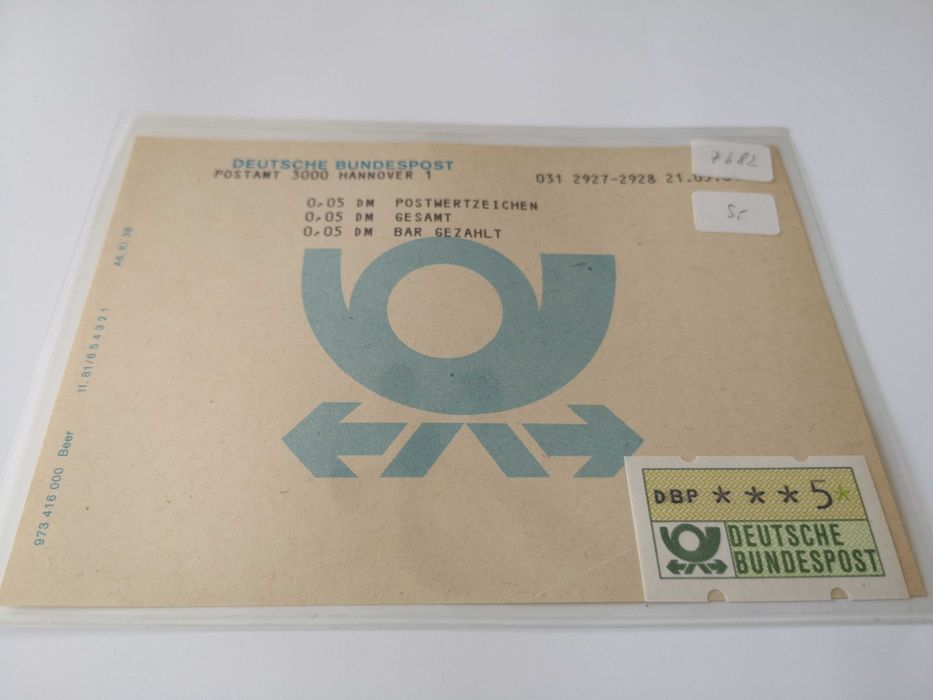 Znaczki z automatu Niemcy Deutsche Bundespost 1984