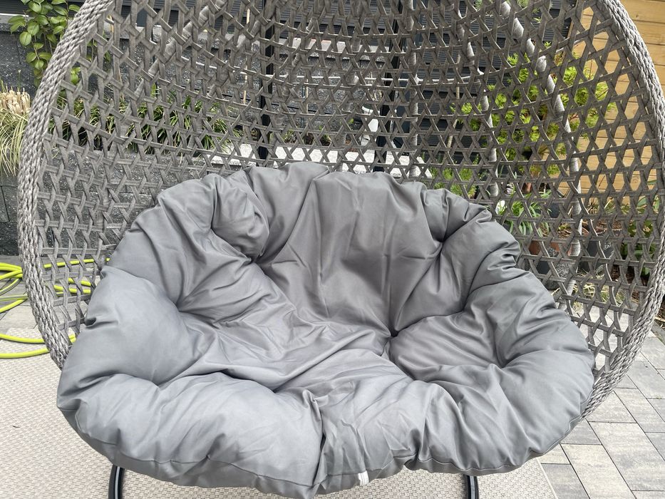 Poduszka ogrodowa duza na hustawke kokon xxl nowa wodoodprna