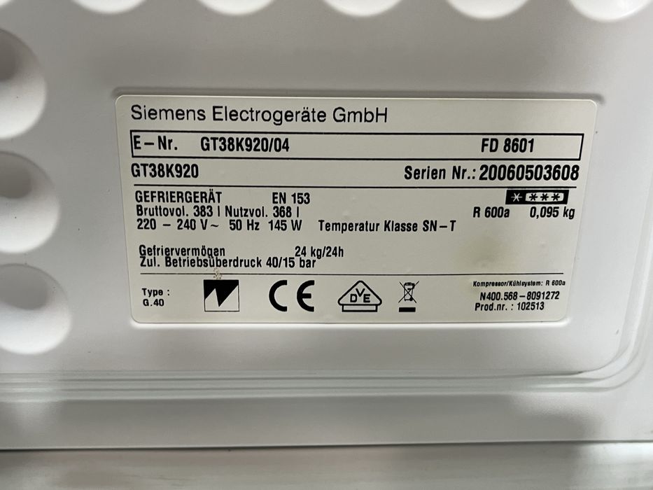 Zamrażarka SIEMENS skrzyniowa 383L |12msc |BD stan |Dowóz