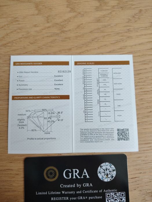 Diament vvs1 Bransoletka tenisowa 4mm