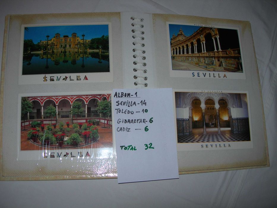 Coleção de postais.