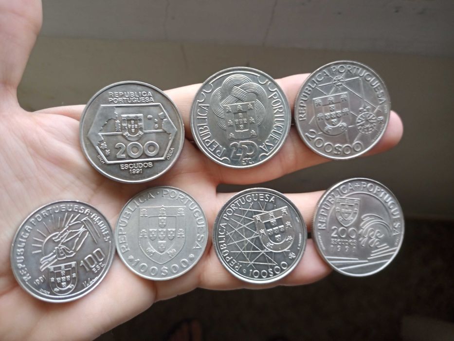 Lote  de moedas comemorativas