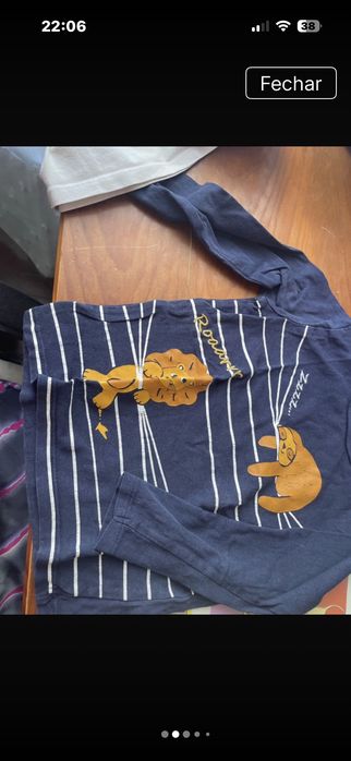 Fato de banho bébe e duas camisolas