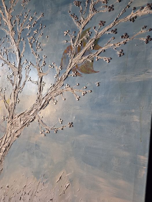 Duży obraz  140x80 cm zatopione drzewo