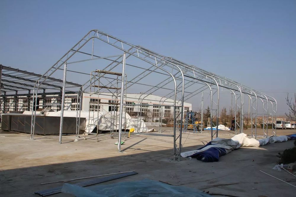 Hala namiotowa 10x12,2m - Całoroczna ochrona, mocna konstrukcja!