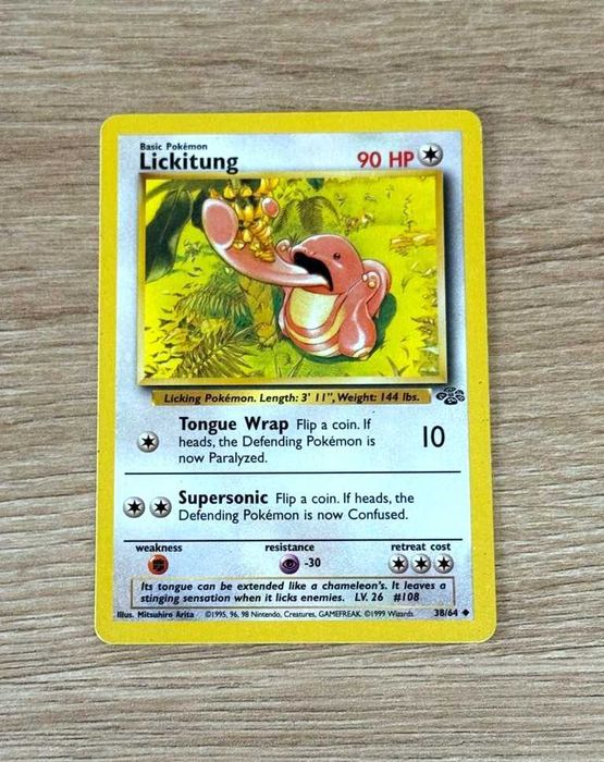 Jungle Cartas Originais Pokémon TCG WOTC - ING
