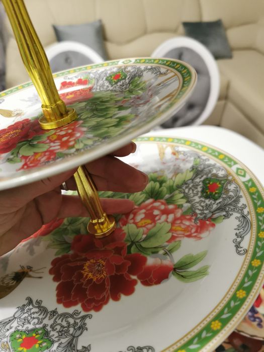 Трирівнева ваза для фруктів