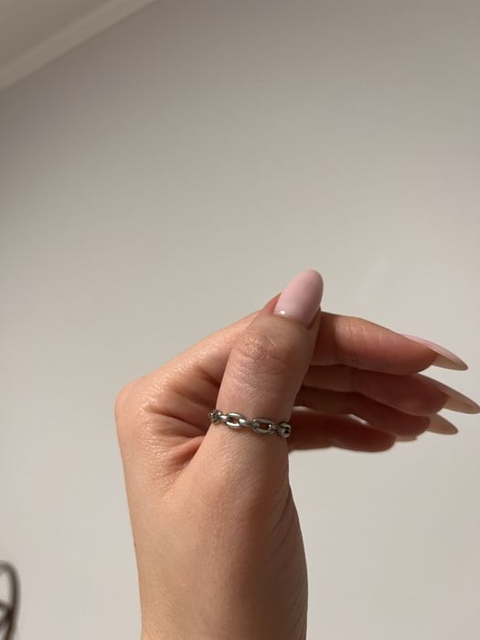 Срібний персеть в вигляді цепочки