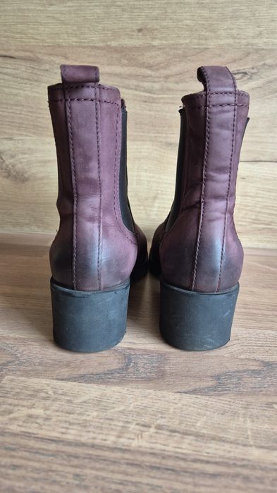 Sztyblety botki bordowe Lasocki 36