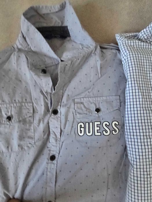 2 koszule Tommy Hilfiger i Guess roz 164