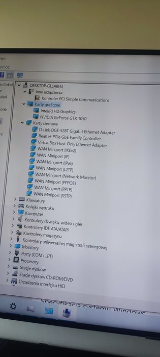 Sprzedam komputer Intel i3/8gb ram/gt1050/ssd