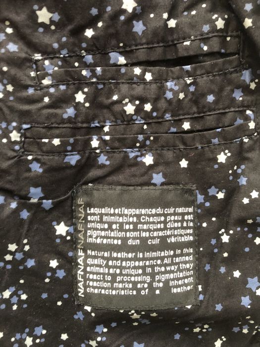 Кожаная куртка naf naf размер 42