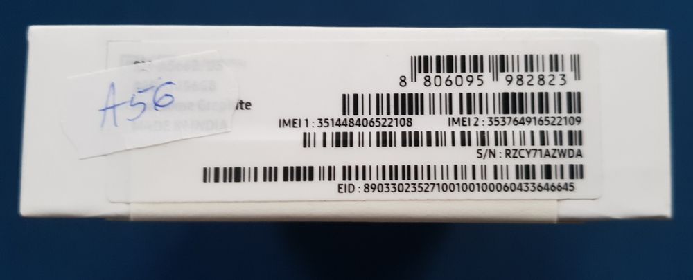 SAMSUNG A56 5G 8-256  Black !