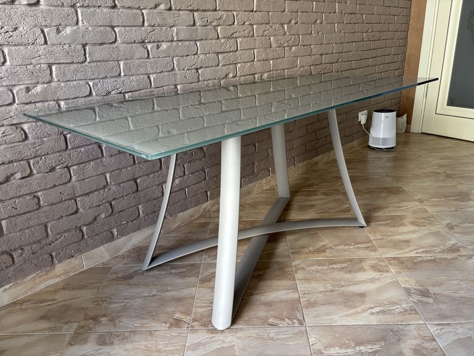 Стіл скляний Tempered glass