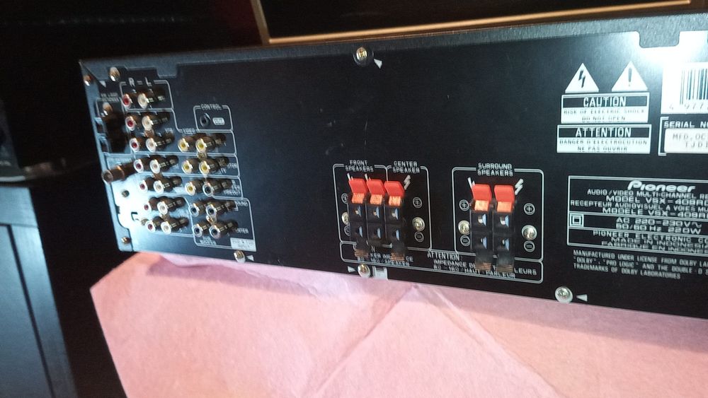 Amplificador Pioneer com comando