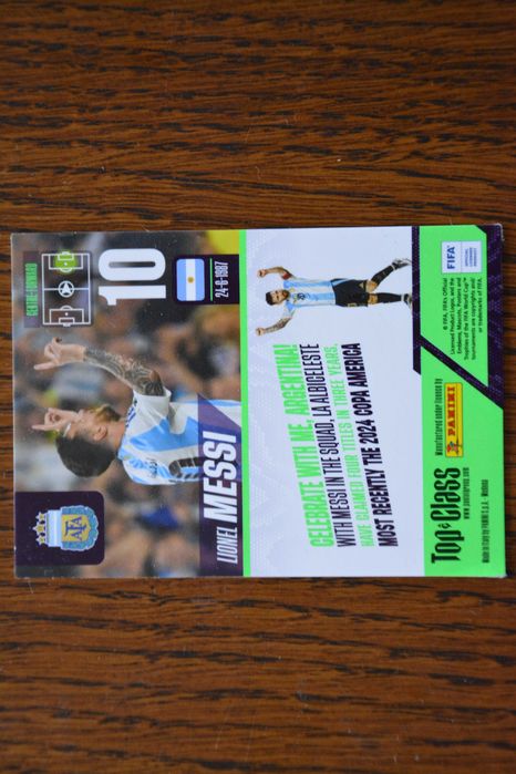Lionel Messi Unbeatable Blue 267 Panini FIFA Top Class 2025