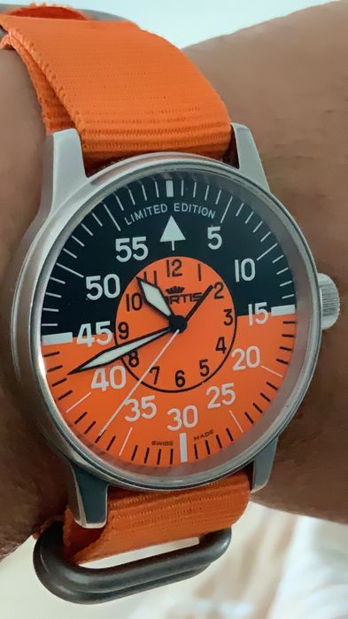 Fortis Flieger Limited ref. 654.10.1383 Swiss komplet eta manualny