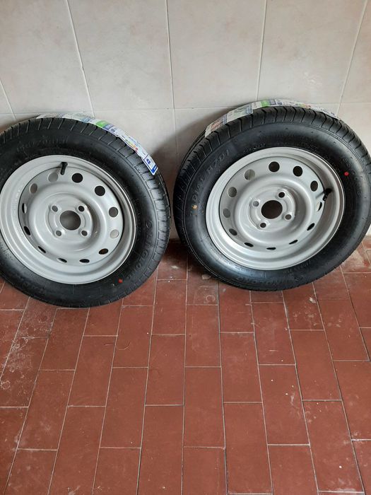 3 rodas para atrelado novas