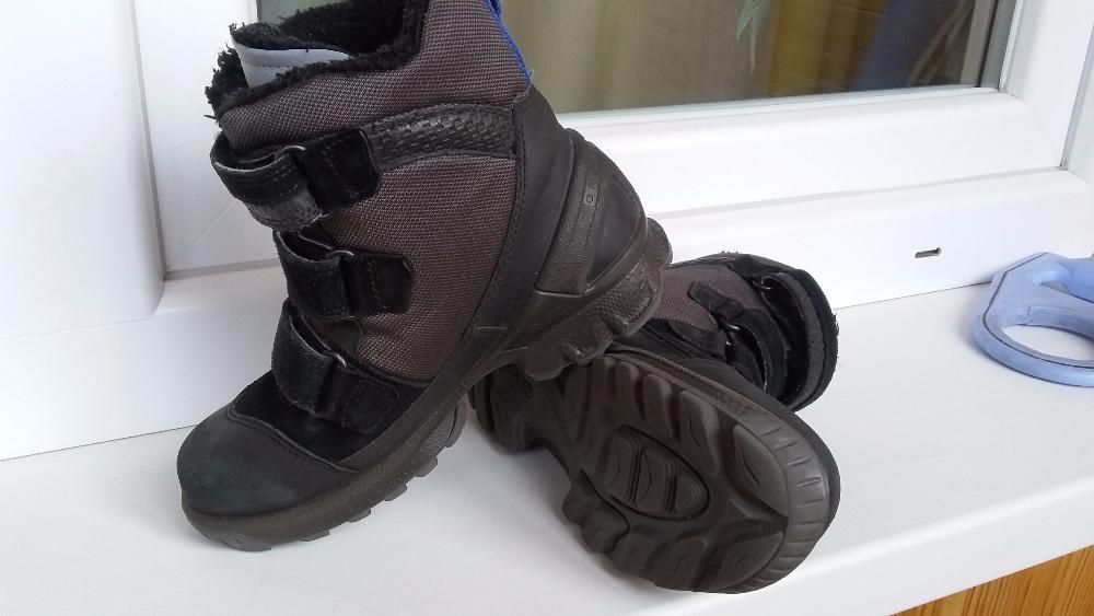 Сапожки на мальчика зимние ECCO 29 размер стелька 18 см