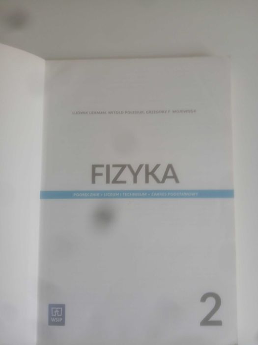 Ksiazka Fizyka 2 wsip
