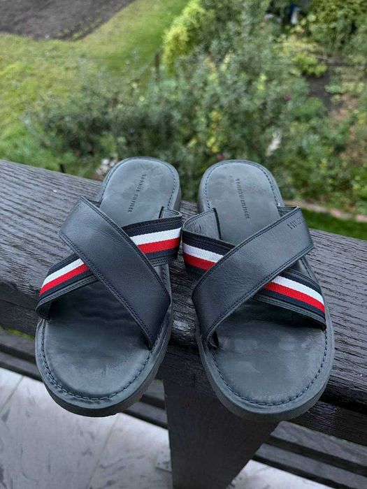 Шкіряні Сандалі Tommy Hilfiger Criss Cross Sandal (42)
