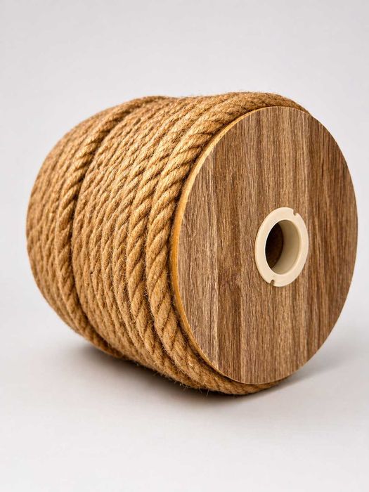 Lina Jutowa 10mm x 20m Sznur Ozdobny Linka Kręcona