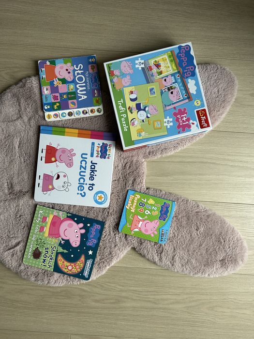 Bajeczki puzzle Świnka Peppa/ Peppa Pig puzzle ksiazeczki