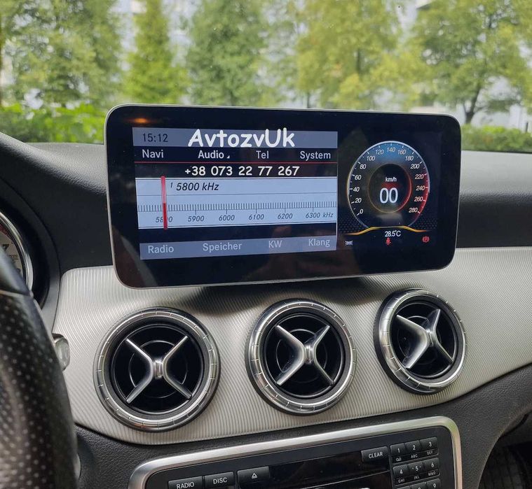 Дисплей Mercedes CLA w246 w176 w117 GLA w156 x156 CarPlay Android 16
