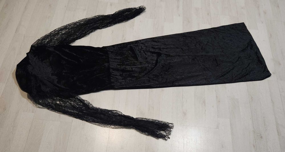 strój wampirzyca wampirka czarownica diablica halloween M 2344