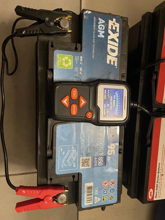 Akumulator exide 95ah agm start stop agm jak nowy