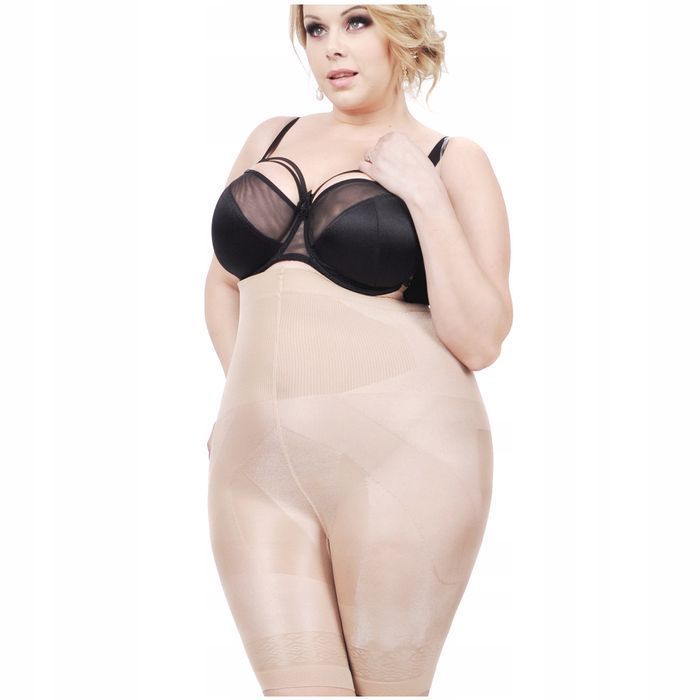 Orirose WYSOKIE Majtki WYSZCZUPLAJĄCE brzuch MODELUJĄCE uda size plus