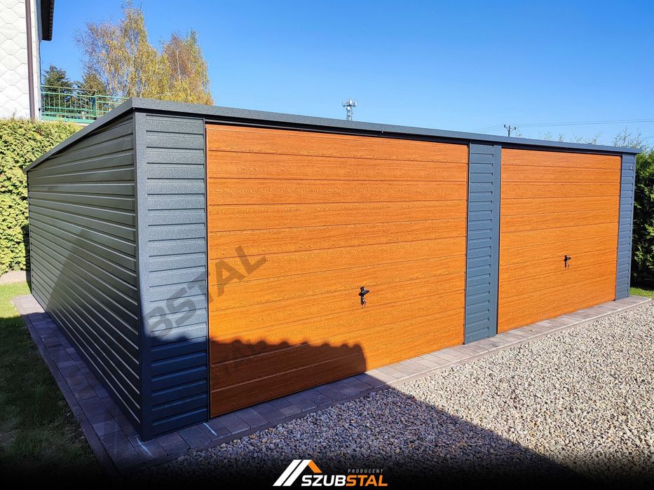 Garaż blaszany 6x5 6x5,80 6x6 PRODUCENT seria Premium Line