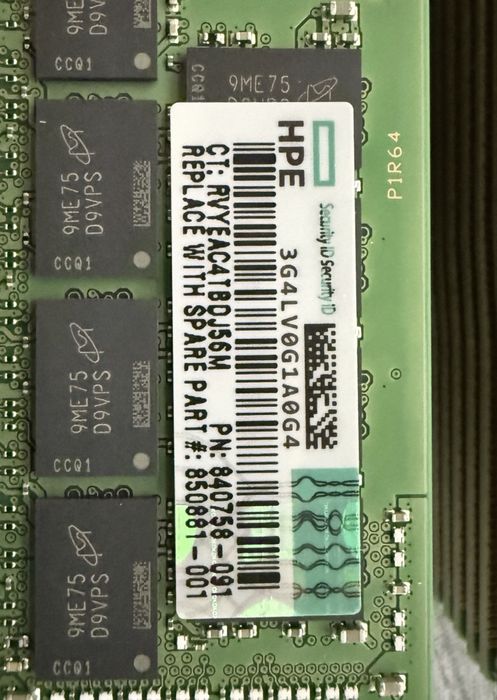 Комплект серверноа память 128Gb 2666v (4x32) DDR4 ECC HPE Smart memory