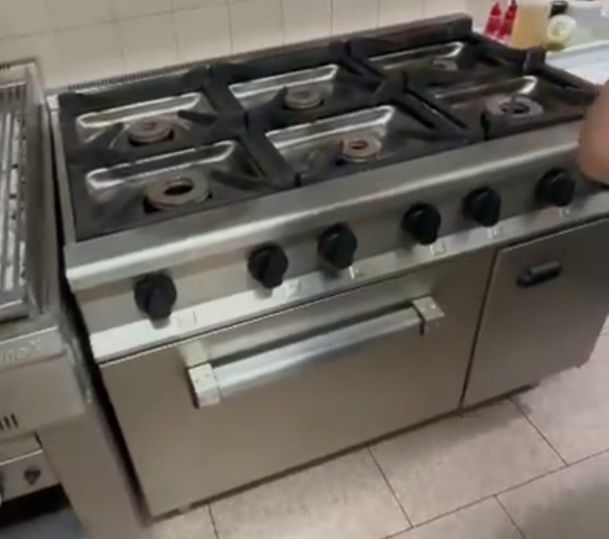 Fogão 6 quemadores com forno junex