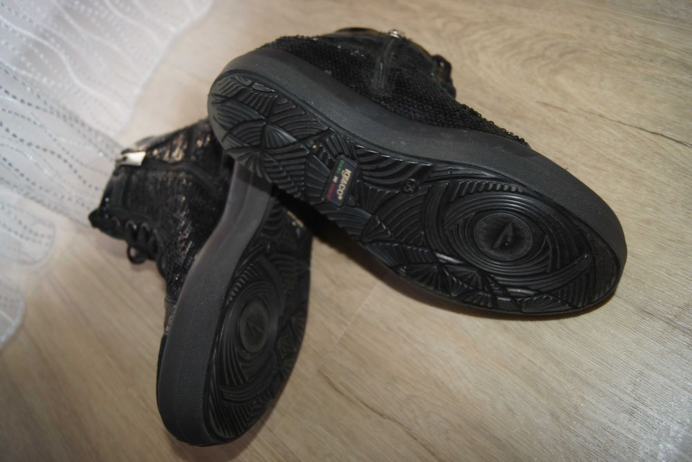 IGI&CO skórzane trampki wysokie jesienne jak botki 36