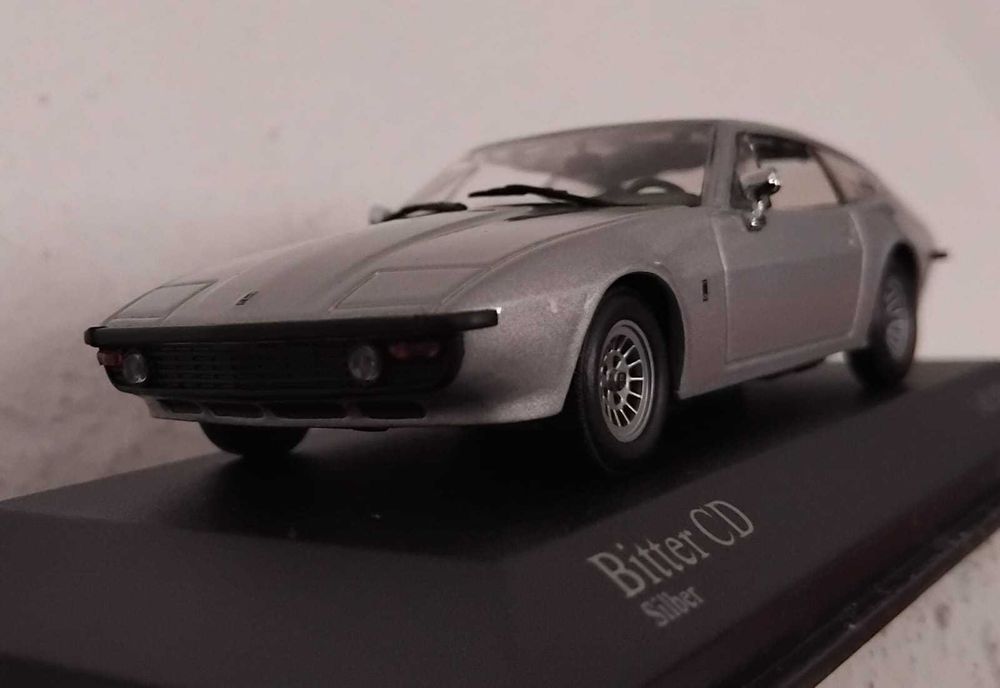 Bitter CD (1974-77). Minichamps. 1:43. Vendo miniatura da minha coleção.