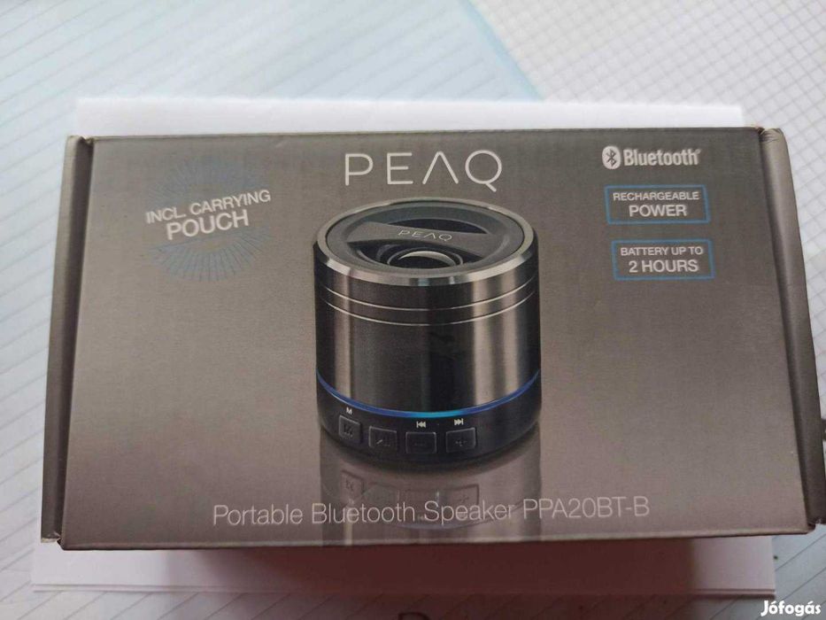 Coluna portatil PEAQ como nova