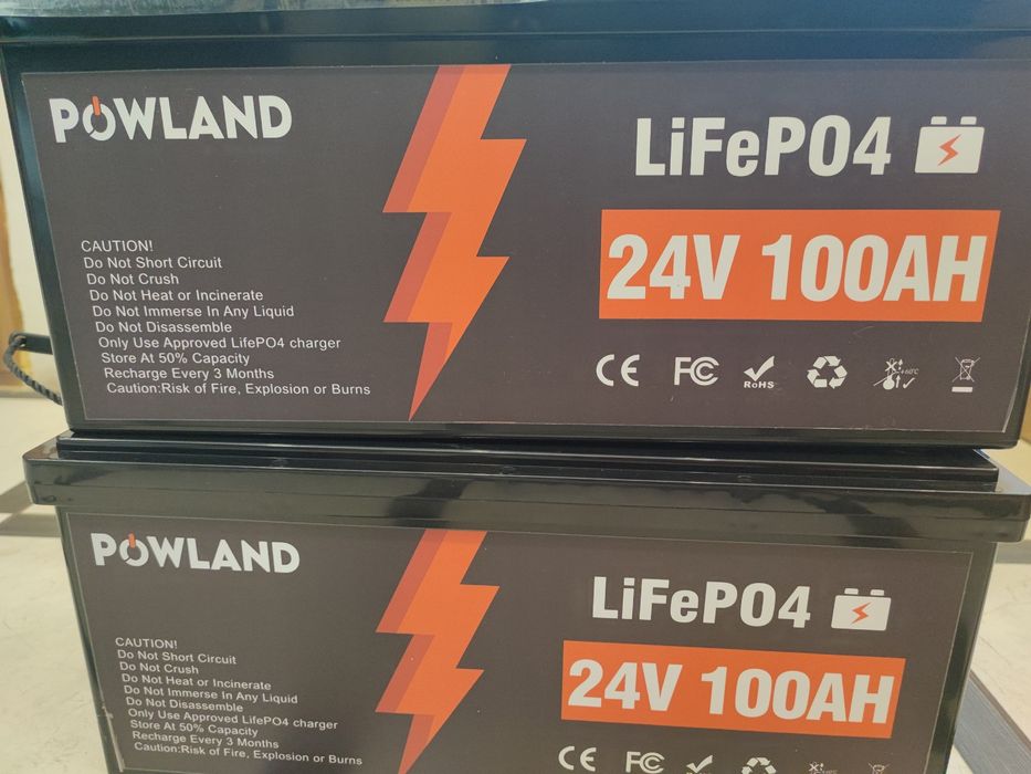 Акумулятор 12v 200ah, 12v 100ah Lifepo4 Powland Easun