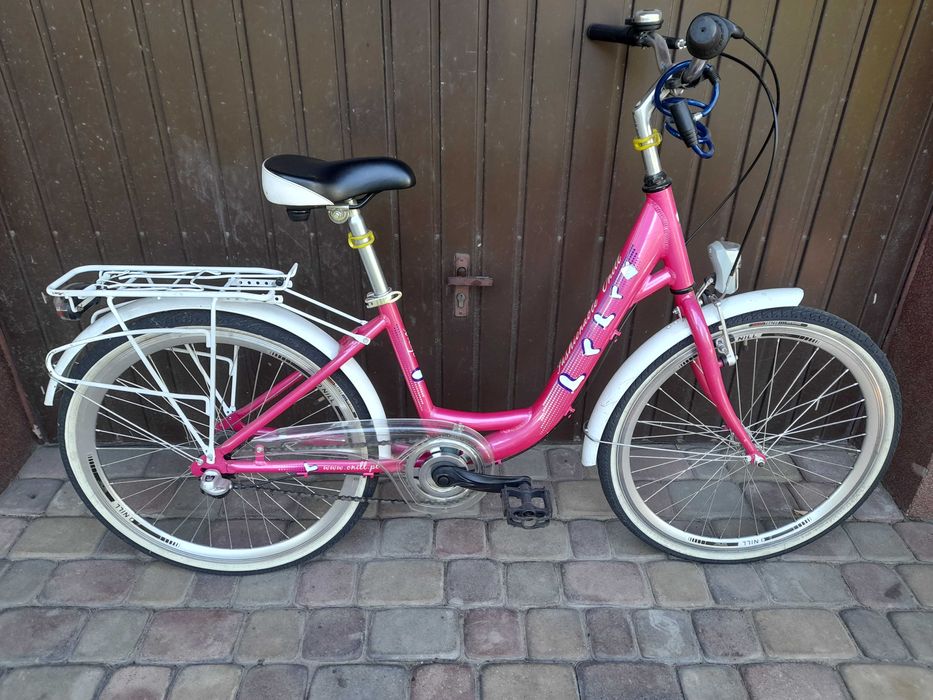Rower dziecięcy mało używany dla dziewczynki, prezent
