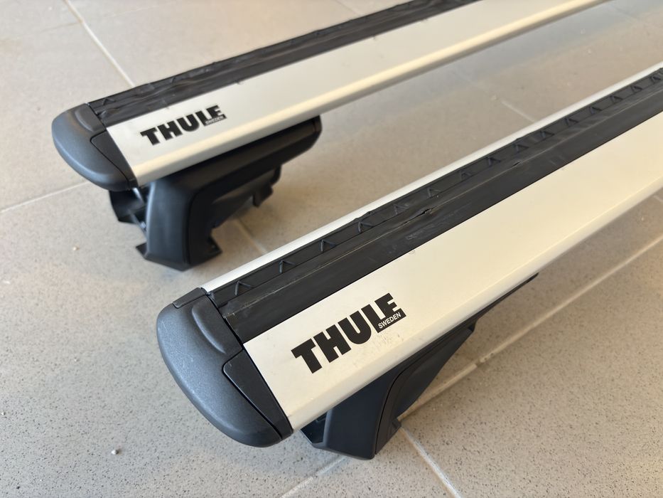 THULE WingBar Evo 118 　ルーフレール シルバー ブラック THULE WingBar Evo 118 ルーフレール シルバー ブラック Thule WingBar